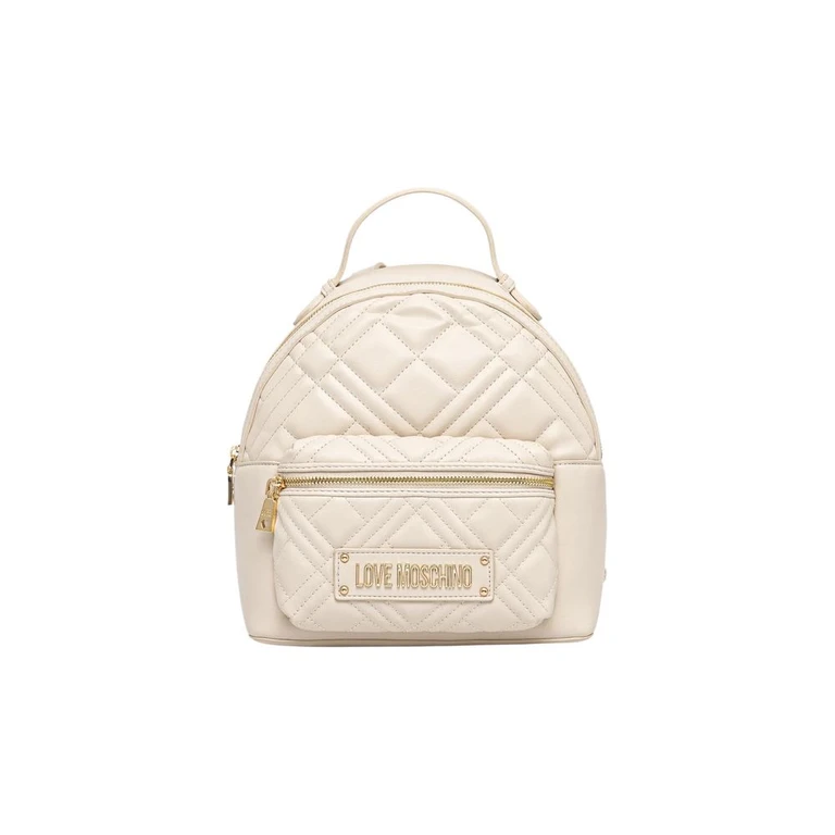 Love Moschino Beige Polyethylene Backpack - Women