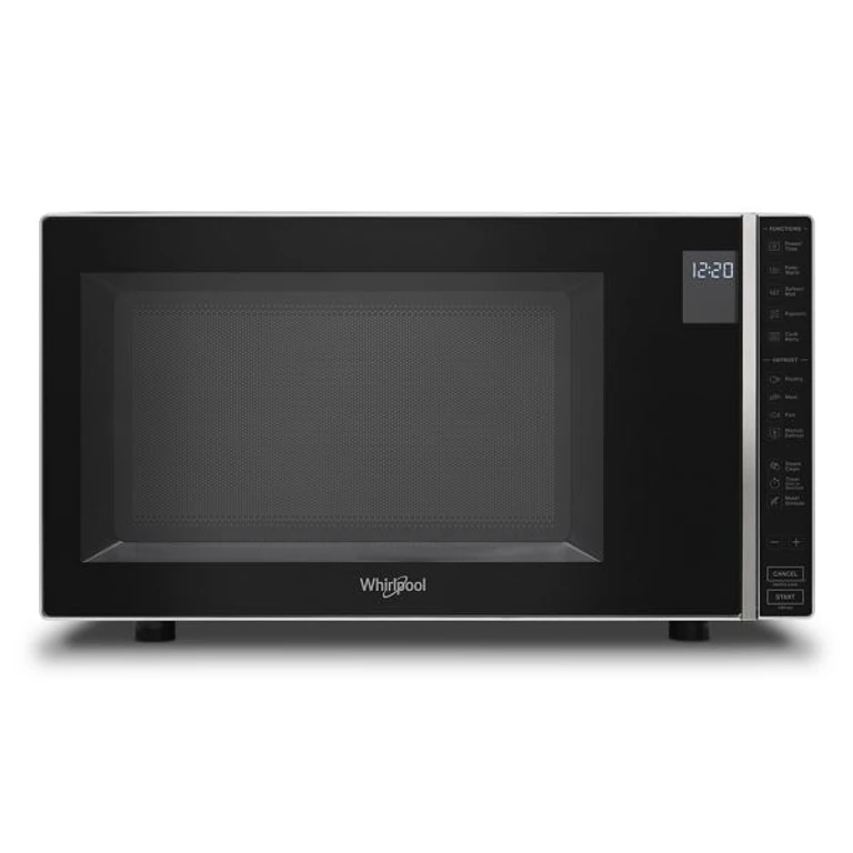 Capacity Countertop Microwave with 900 Watt Cooking Power in Black