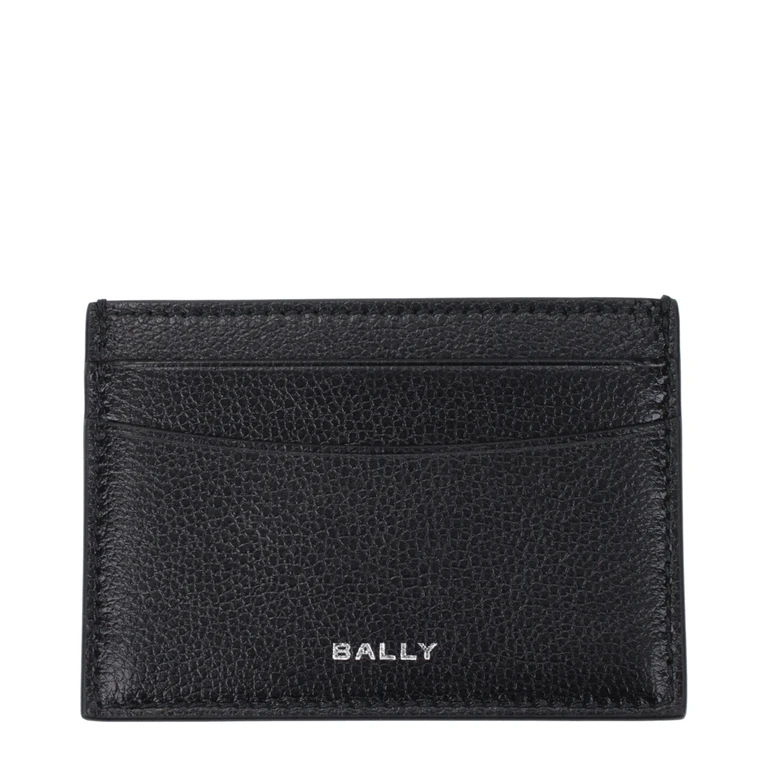 Black Leather Cardholder Accessory - Men
