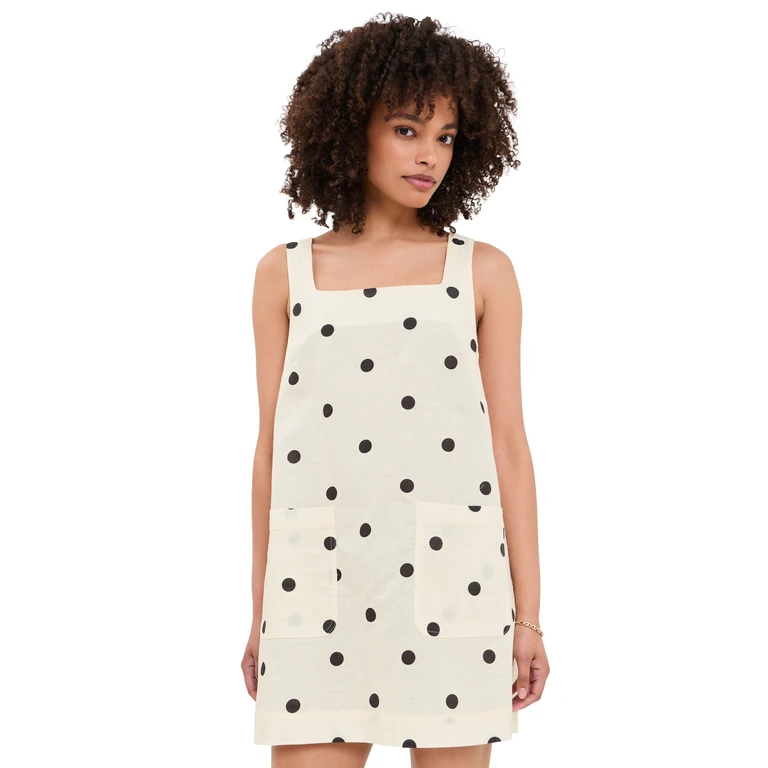 BLANKNYC First Love Dress Cream/Black Combo S