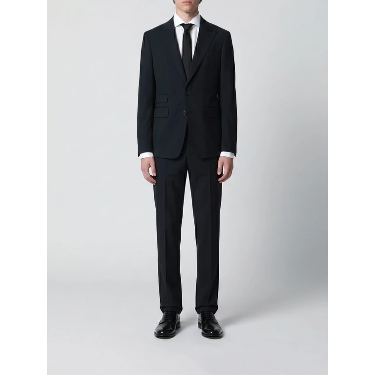 London Single-Breasted Wool Suit (S74FT0503S40320524)