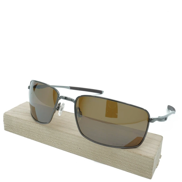 Men's Square Wire Polarized Sunglasses