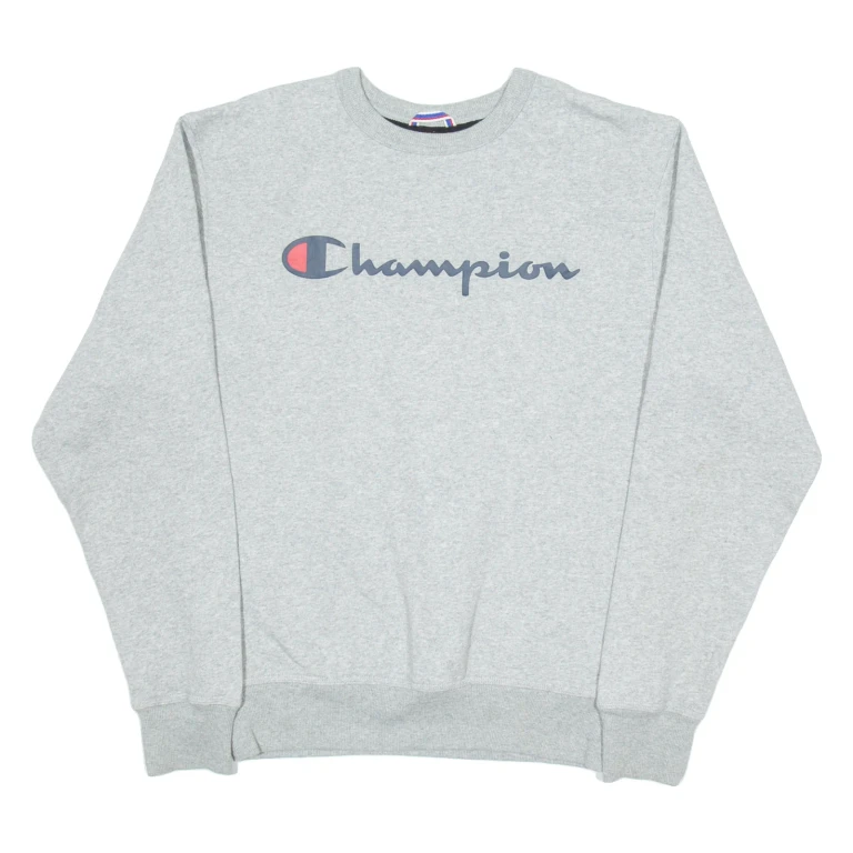 CHAMPION Mens Sweatshirt Grey S