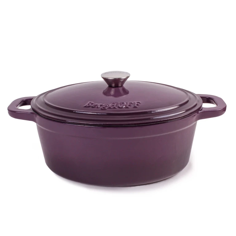 Neo Cast Iron 5qt. Oval Dutch Oven 11.5" with Lid, Purple
