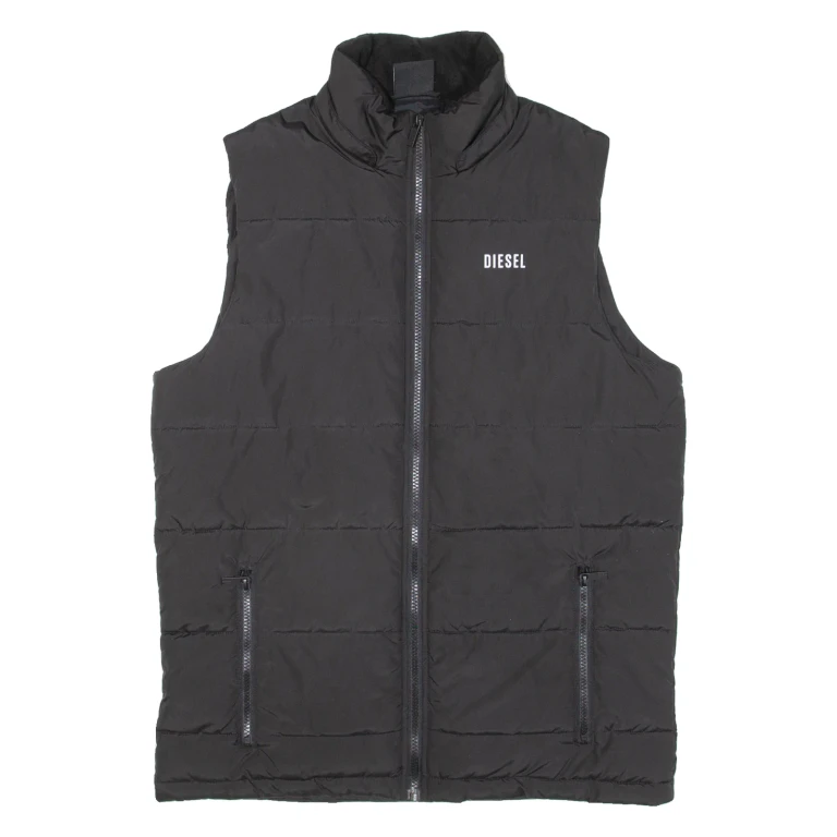 DIESEL Insulated Mens Puffer Jacket Black S