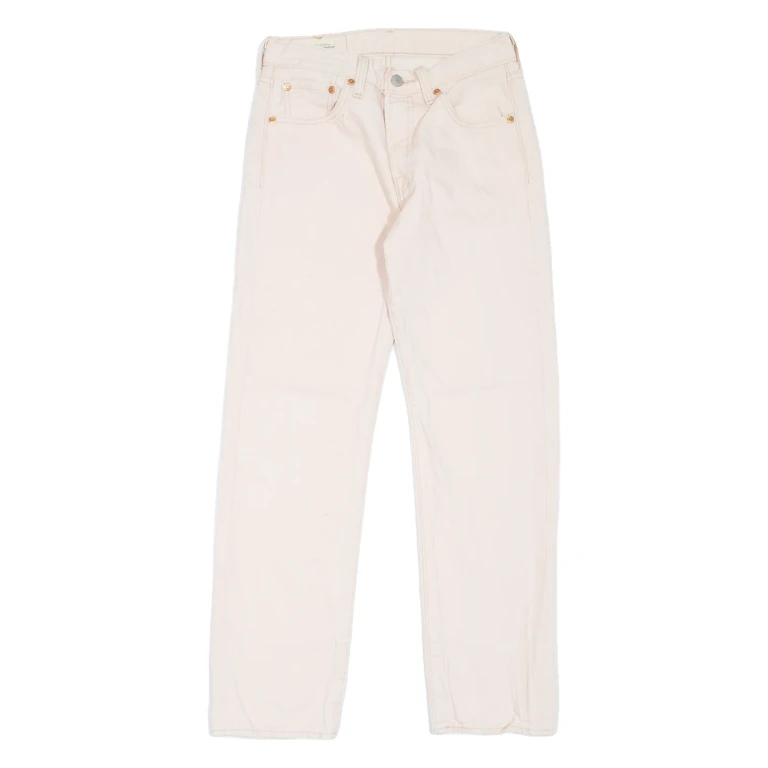 LEVI'S 501 Jeans Premium Fresh Mushroom Tab Mens Pink Regular Straight W27 L28