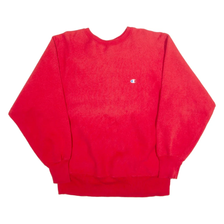 CHAMPION REVERSE WEAVE Mens Sweatshirt Red L