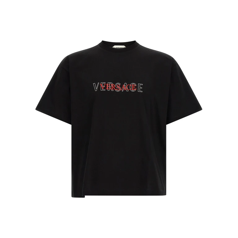 Black Cotton T-Shirt - Men