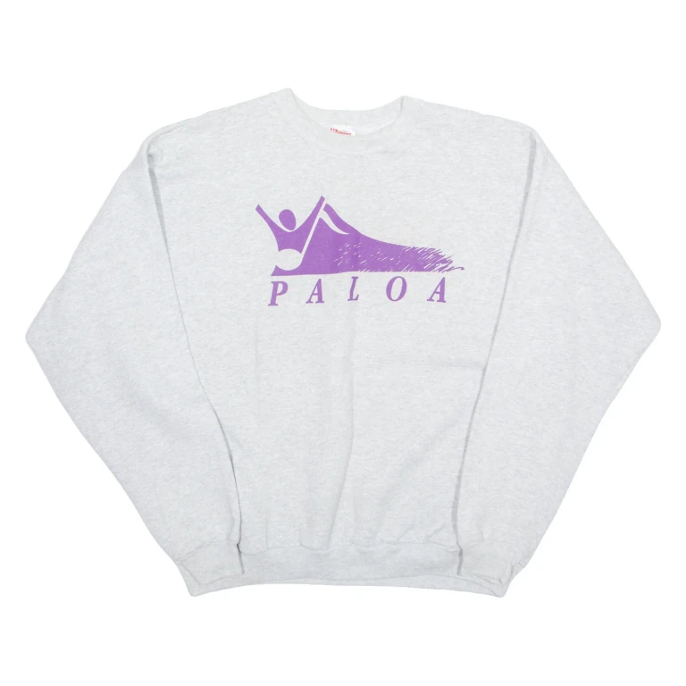 HANES Paloa Mens Sweatshirt Grey 2XL