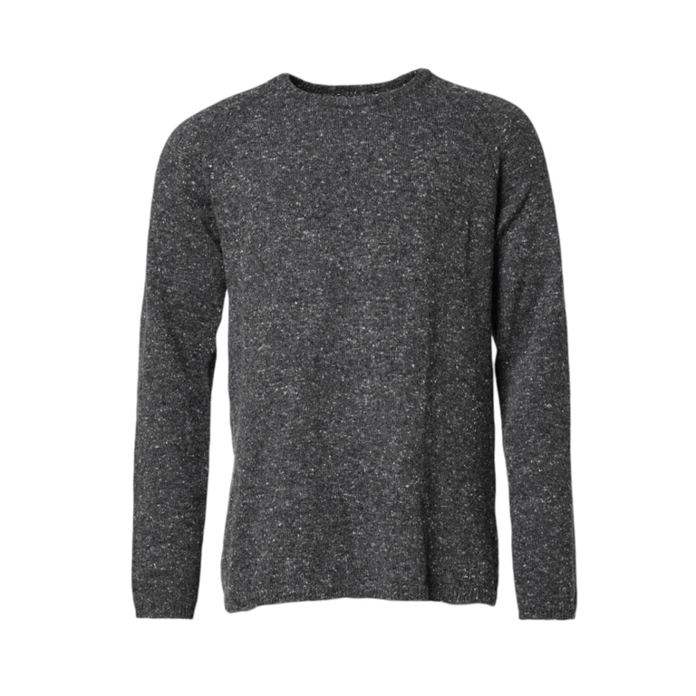 Dolce & Gabbana Gray Wool Knitted Round Neck Pullover Sweater Virgin Nylon Clothing - Men