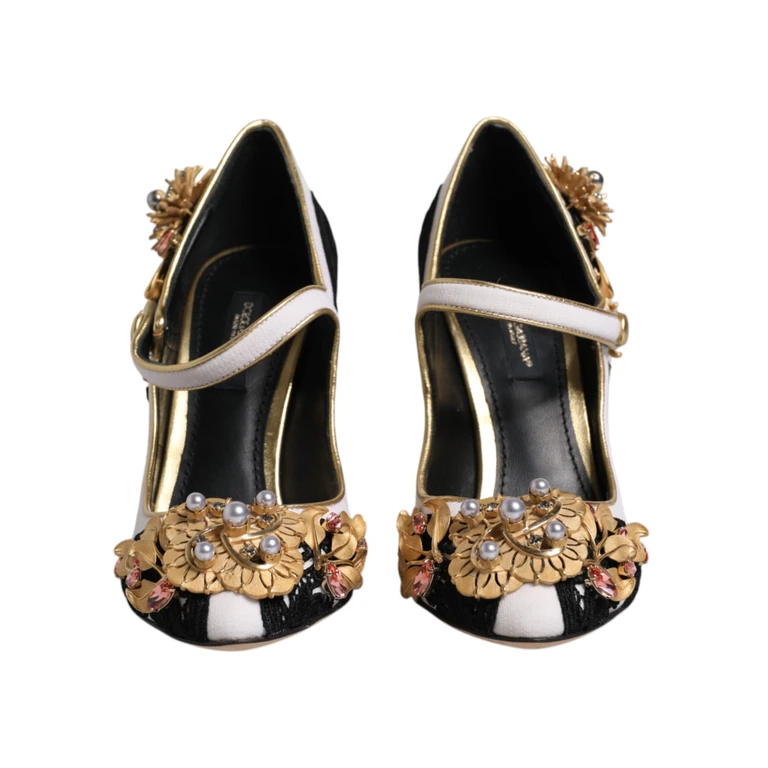 Dolce & Gabbana Multicolor Embellished Heels Pumps Shoes - Women