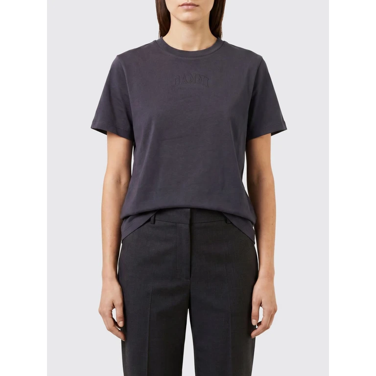 Slim Fit Cotton T-Shirt with Tone-on-Tone Logo (A1050057252)