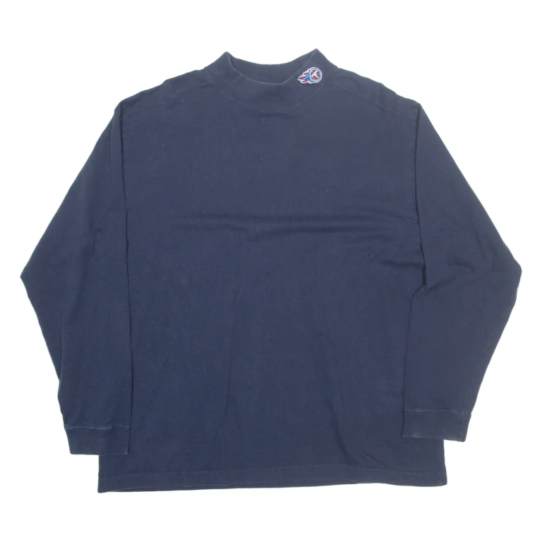 NFL Mens T-Shirt Blue Long Sleeve USA XL
