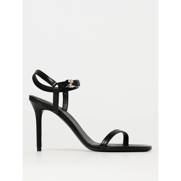 Heeled Sandal Woman color Black (125SSD028AG00309999)