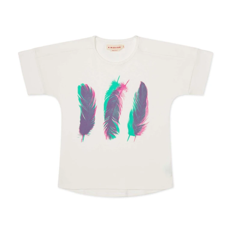 Three Feathers Graphic Tee - 6-7