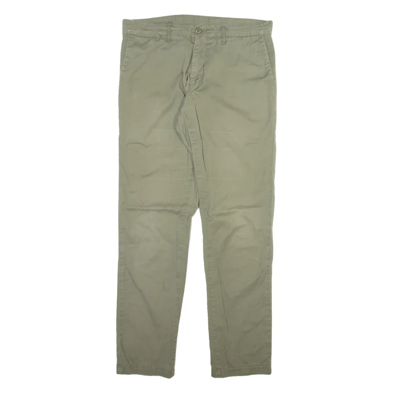 CARHARTT Mens Trousers Grey Slim Straight W32 L32