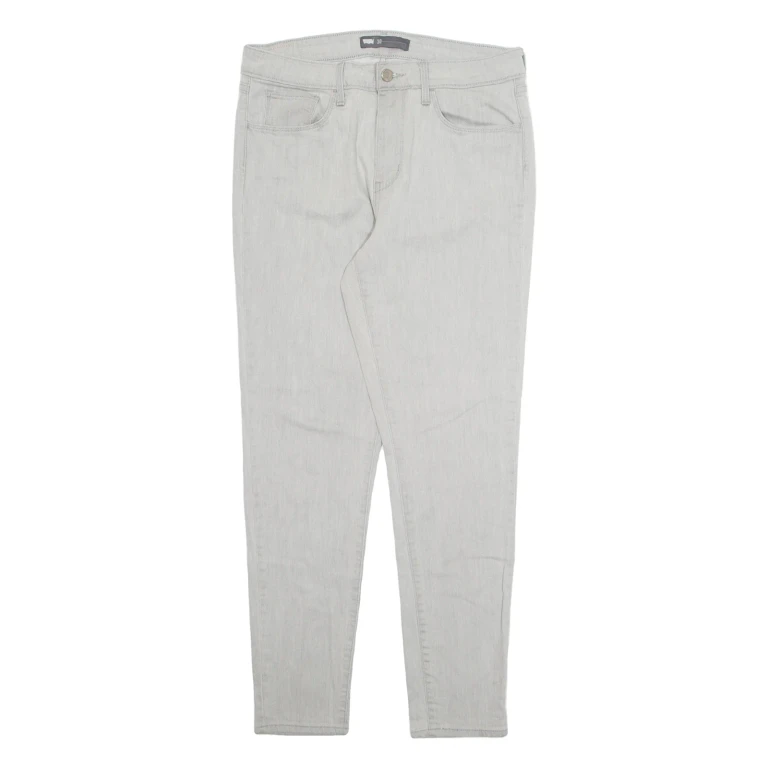 LEVI'S Womens Jeans Grey Regular Tapered W30 L28