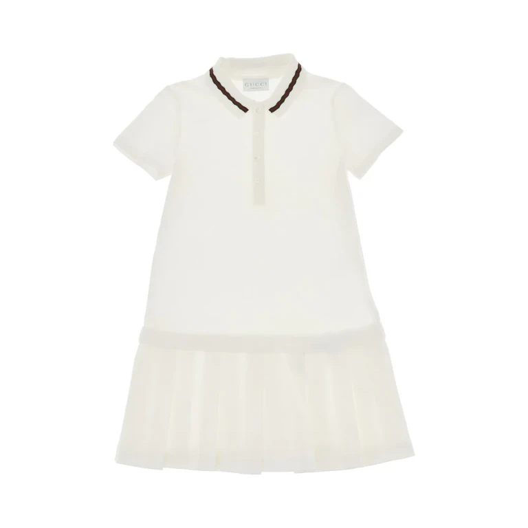 Stretch piquet mini dress Kids 6Y