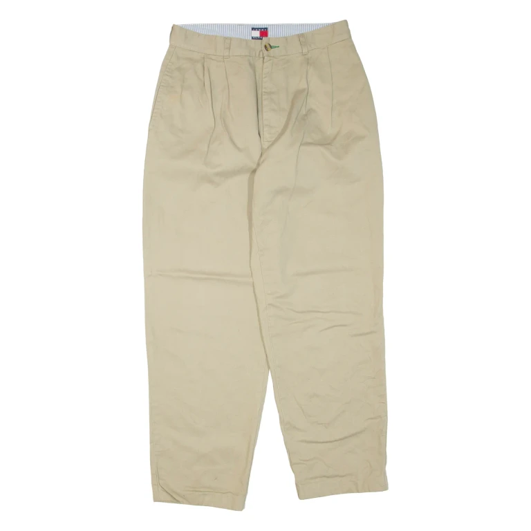 TOMMY HILFIGER Mens Trousers Beige Regular Tapered W28 L27
