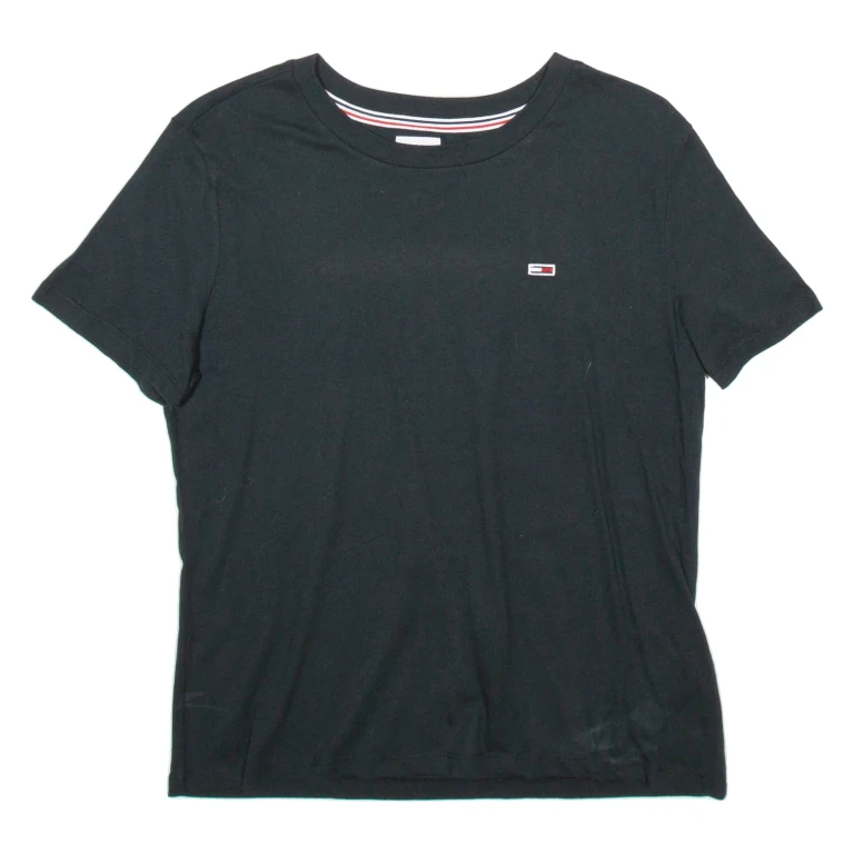 TOMMY HILFIGER Mens T-Shirt Black M (NN1-251024-15320)