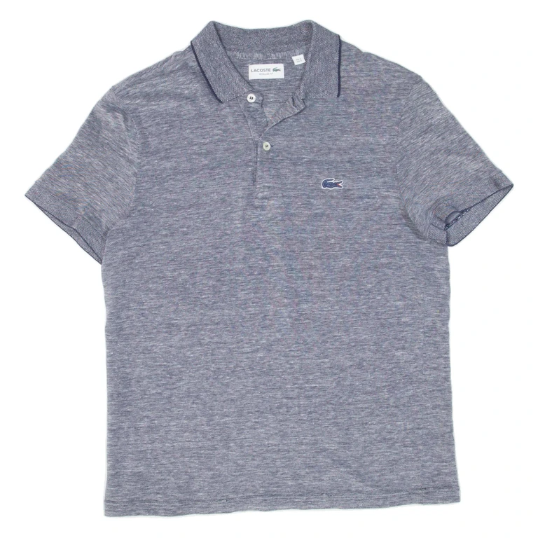LACOSTE Mens Polo Shirt Blue S