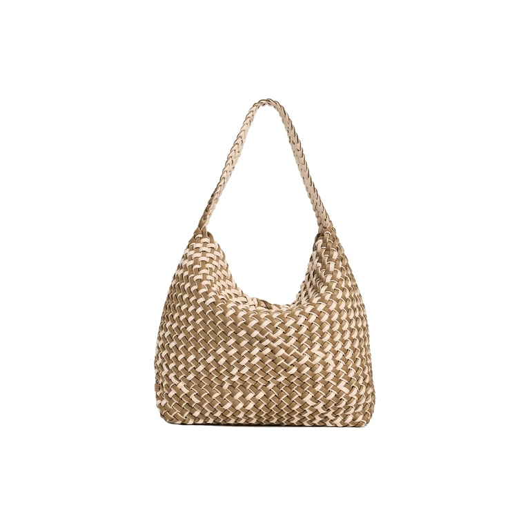 NAGHEDI Nomad Double Weave Medium Hobo Bag Oletta One Size