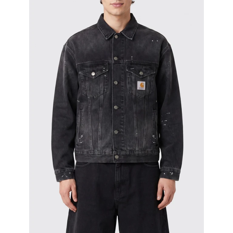 Helston All-Over Abstract Print Denim Jacket with Logo Patch (I03335289EJ)