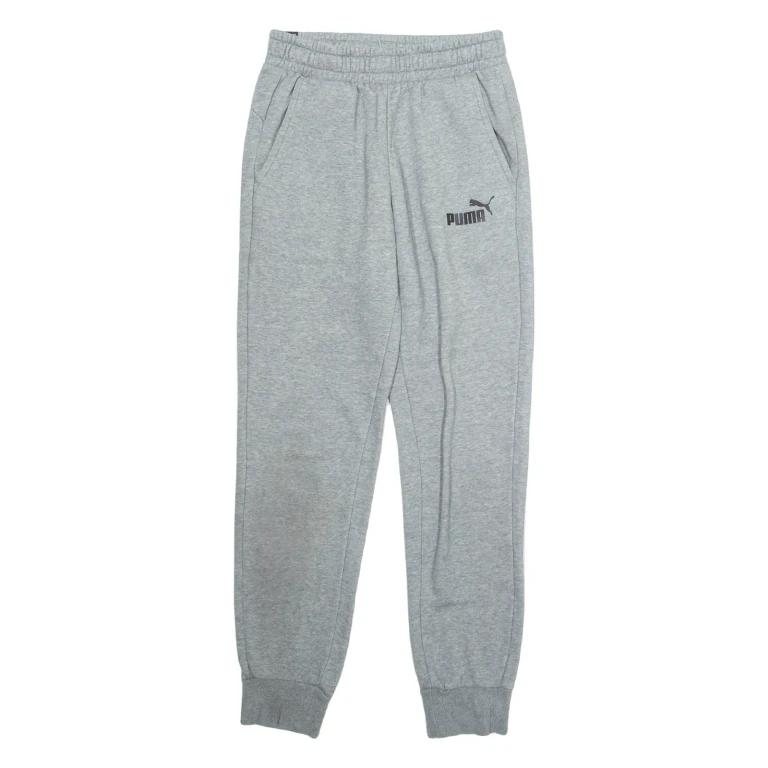 PUMA Mens Joggers Green Tapered S W26 L29