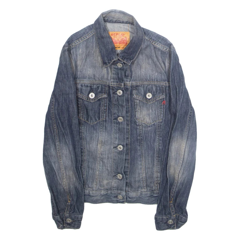 REPLAY Womens Denim Jacket Blue S