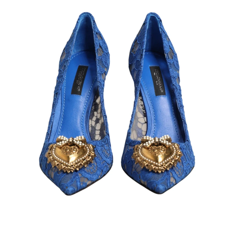 Blue Taormina Lace Devotion Pumps Shoes - Co+pa+se+vi - Women