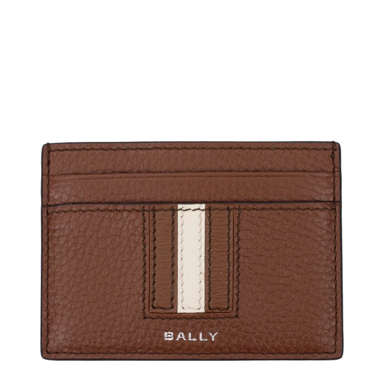 Brown Leather Cardholder Accessory - Men