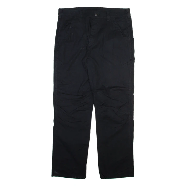 DICKIES Mens Trousers Black Regular Straight W36 L32