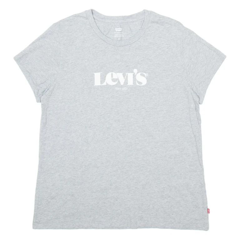 LEVI'S Womens T-Shirt Grey L