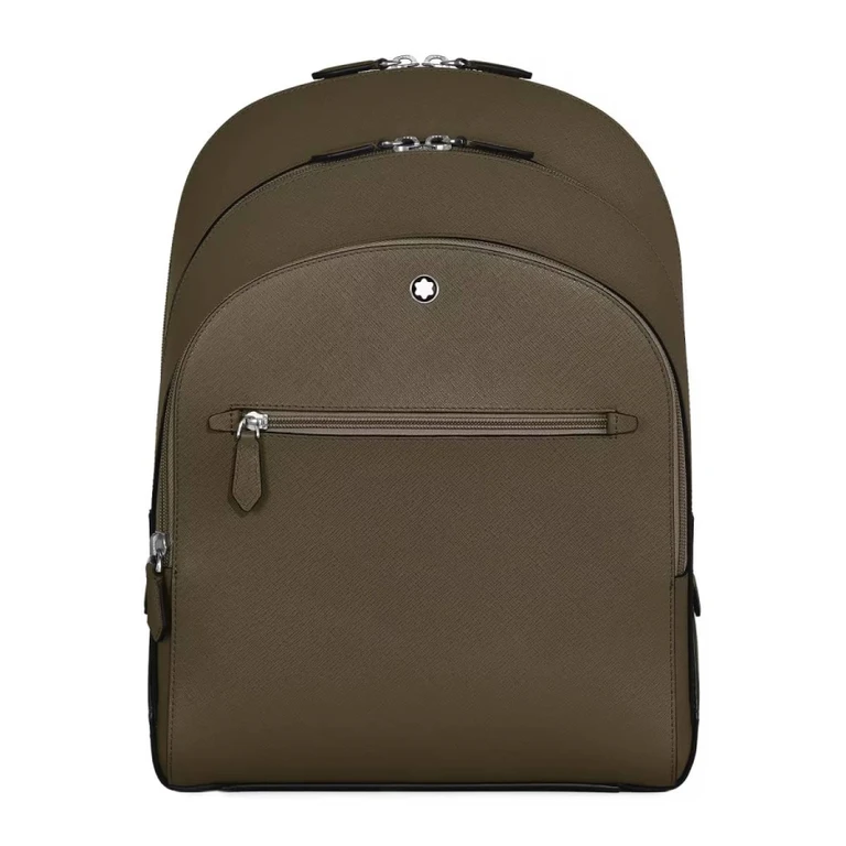 Medium Backpack with 3 Compartments in Sartorial Leather