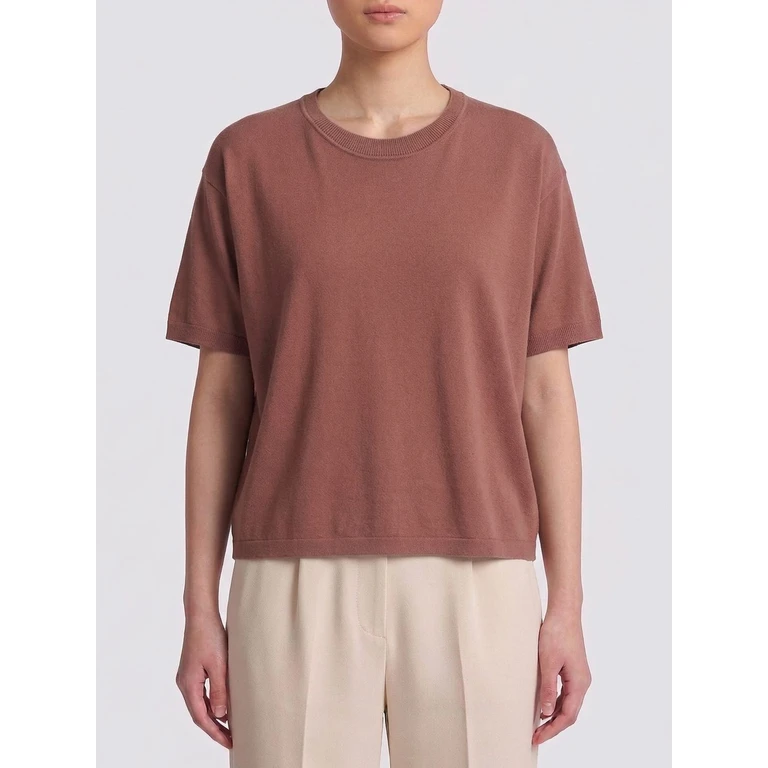 T-Shirt Woman color Brown (261FXA31221CACAO)