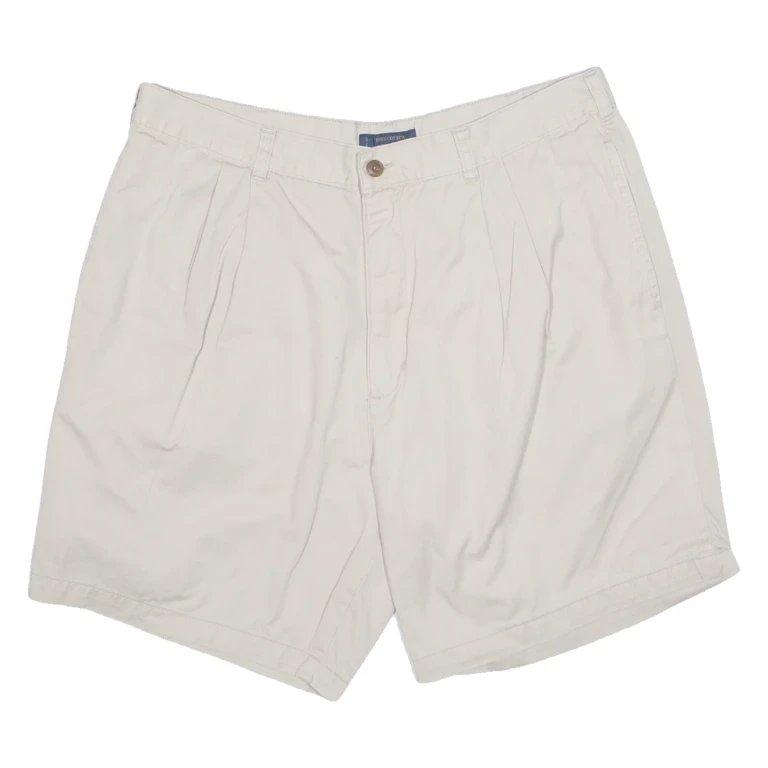 CHAPS Mens Chino Shorts Beige L W36