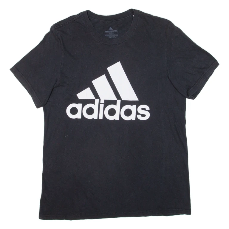 ADIDAS Mens T-Shirt Black M