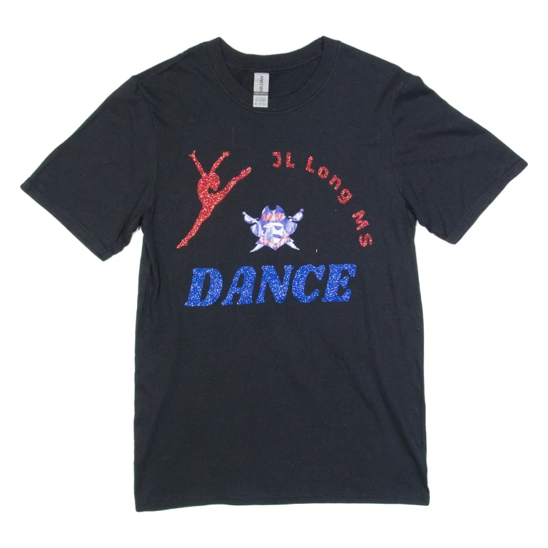 GILDAN Dance Womens T-Shirt Black XS
