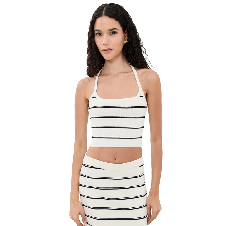 LSPACE Positano Top Mykonos Stripe S