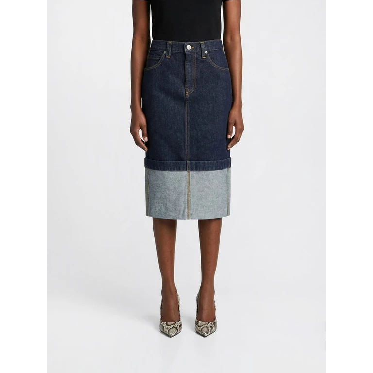 Skirt Woman color Blue (1190908040040)