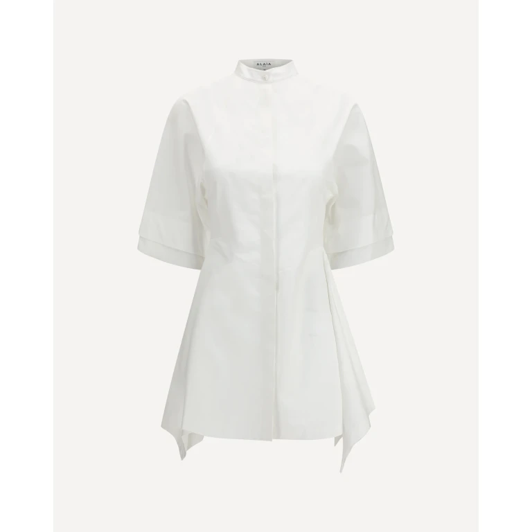 ALAÏA Panelled Poplin Dress Female 40