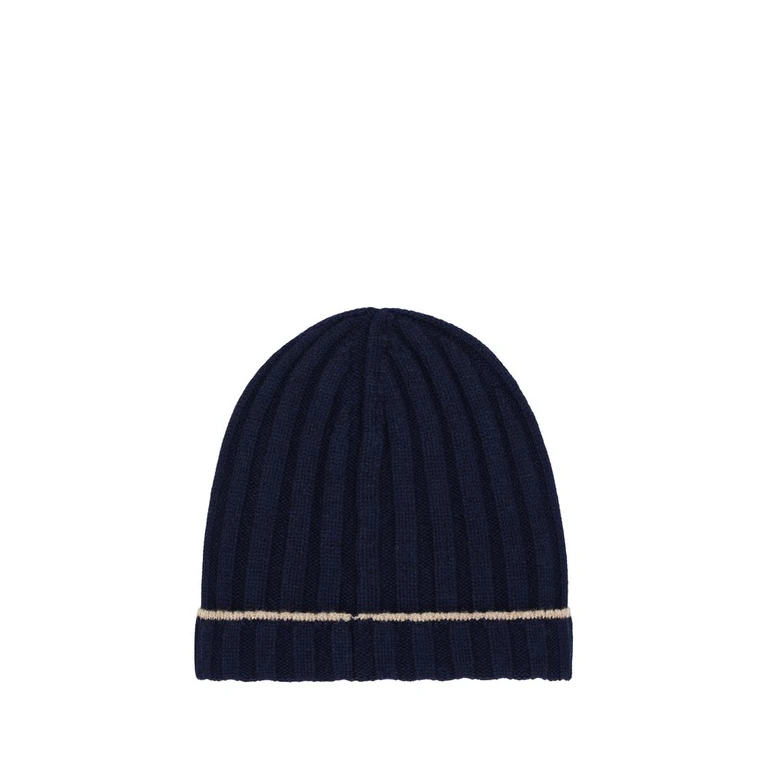 Brunello Cucinelli Blue Cashmere Beanie Accessory - Men