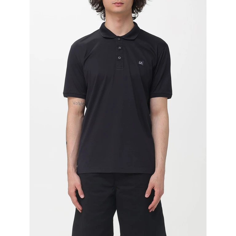C. P. COMPANY Polo Shirt Men color Black (20CMPL115A006374G999)