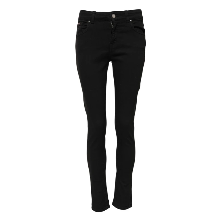 Dolce & Gabbana Black Cotton Casual Skinny Denim Jeans Spandex Clothing - Women