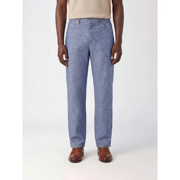 Pants Men color Blue (FLP302AY0CF0EX7)