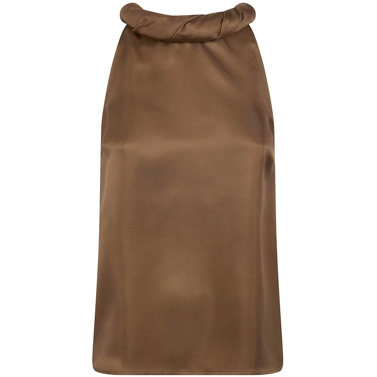 LOU LOU DE SAISON "Wilma" Twisted Collar Top
