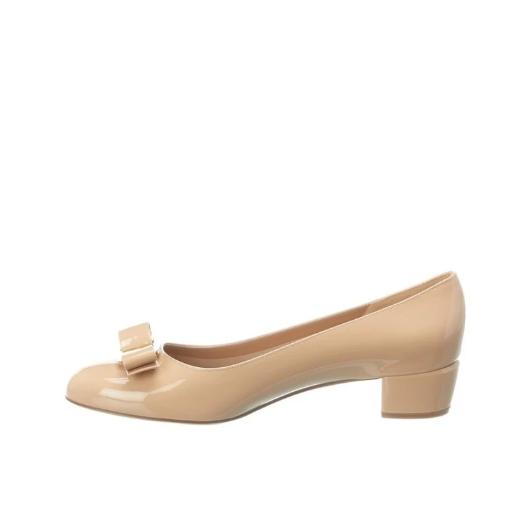 Salvatore Ferragamo Ladies New Bisque Vara Bow Pump Shoe
