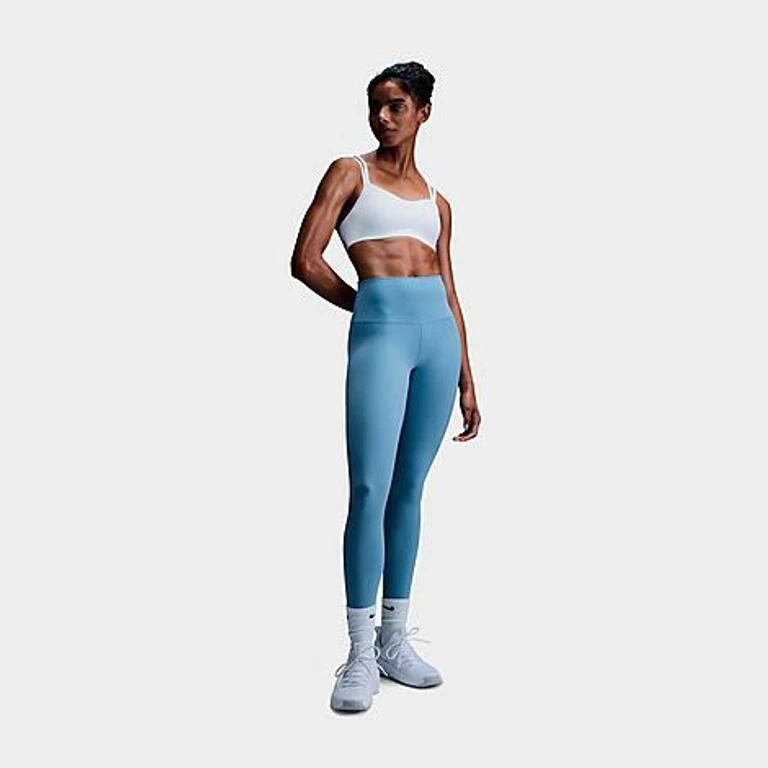 Nike Women's Zenvy Strappy Light Support Padded Sports Bra in White Size: XXS