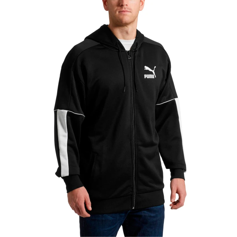 Men's Retro Full Zip Hoody Sweaters