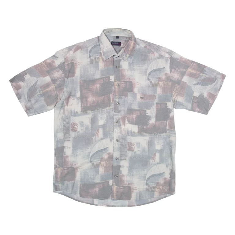 CARLETTI Mens Shirt Grey M